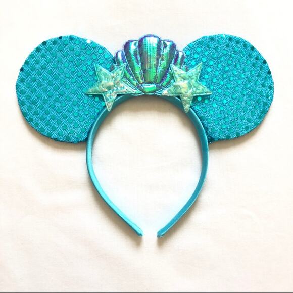 mermaid ears headband handmade - Picture 3 of 3